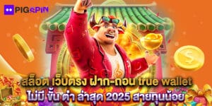 สล็อต เว็บตรง ฝาก-ถอน true wallet ไม่มี ขั้น ต่ํา ล่าสุด 2025 สายทุนน้อย