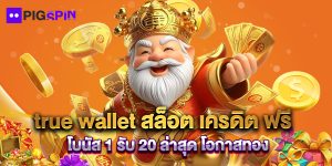 true wallet สล็อต เครดิต ฟรี โบนัส 1 รับ 20 ล่าสุด โอกาสทอง